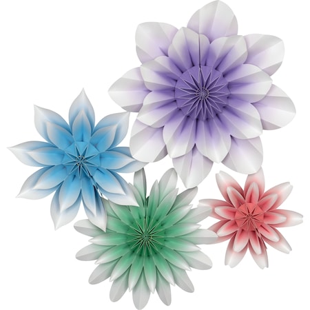 Teacher Created Resources Floral Bloom Paper Flowers, PK4 TCR8544